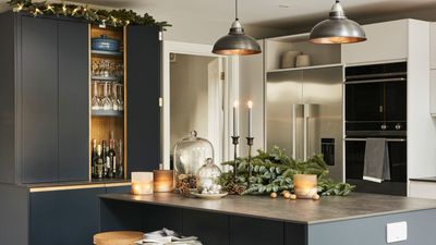 My Instagram feed is full of stylish Christmas decor ideas for kitchen cabinets – these are the 3 I’m trying in my own home this year