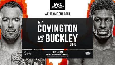 UFC Tampa Weigh-In Results: Covington and Buckley Make Weight for Year-End Showdown