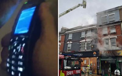 Watch: Heroic Met Police officers race into blazing London flat to rescue residents