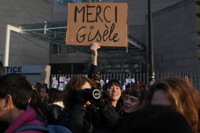 Women's right activists rally in France ahead of Gisèle Pelicot's rape trial verdict