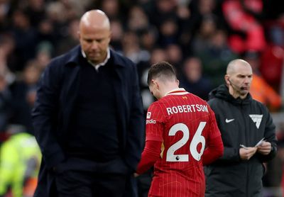 Liverpool: Arne Slot delivers verdict on Andy Robertson red card as Mike Dean reveals referee error