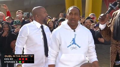 Stephen A. Smith Decisively Defeats Kenny Smith in Free-Throw Contest Before NBA Cup