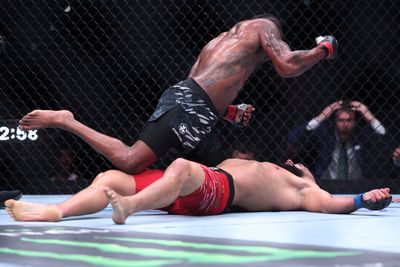 UFC Tampa video: Michael Johnson starches Ottman Azaitar for one of 2024’s most violent KOs