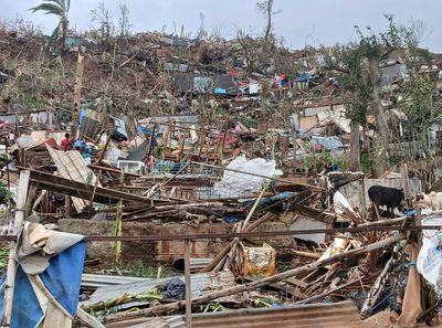 At least 11 dead in the French territory of Mayotte as Cyclone Chido causes devastating damage