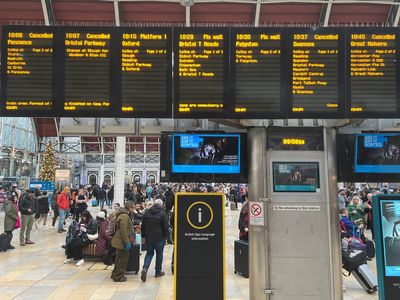 Rail chaos as hundreds of trains cancelled due to staff shortage