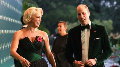 'Shall we go and cause a little mischief?' - Hannah Waddingham and Prince William discuss the Earthshot Prize over a pint and game of darts