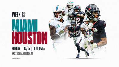 How to watch Dolphins vs Texans today: Time, TV channel for Week 15