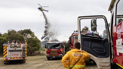 Fire threat high despite cool relief as states swelter