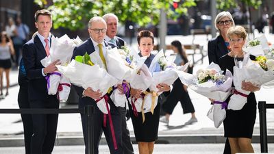 Flowers, reflection for 10th anniversary of Lindt siege