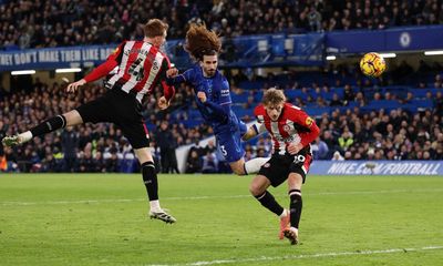 Chelsea see off Brentford but Cucurella’s goal marred by post-match red