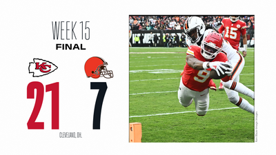 Final score: Chiefs defeat Browns 21-7 in Week 15