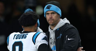 Panthers HC Dave Canales is asked if Bryce Young will continue as starting QB after rough Week 15 outing