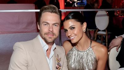 Derek Hough and Hayley Erbert's Christmas tree celebrates the biggest trend of the season – the high gloss look will appear across homes this year