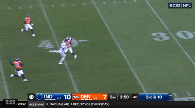 WATCH: Brandon Jones intercepts Anthony Richardson pass