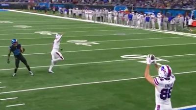 Absurd Josh Allen Chest Pass Highlight TD Wiped Out by Holding Penalty vs. Lions