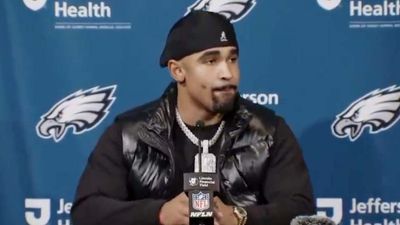 Jalen Hurts Kicked Off Postgame Presser With Sassy One-Liner Directed at Eagles Media