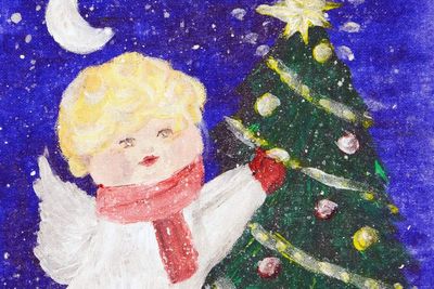 Ukrainian girl who fled conflict designs Scottish Secretary’s Christmas card