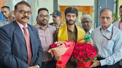 World chess champion D Gukesh arrives in Chennai to rapturous welcome - WATCH