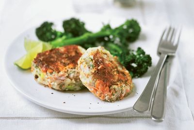 Stress relief on a plate: Try these omega-3-rich trout and dill fishcake