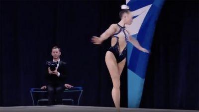 Horrifying yet hilarious viral gymnastics video illustrates why videographers shouldn't fear losing jobs to AI yet