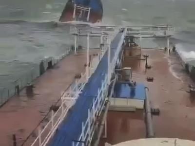 Russian Tankers Damaged In Storm, Oil Spill Reported