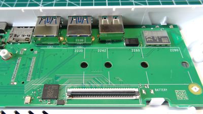 Raspberry Pi 500 keyboard PC has been modded with an NVMe M.2 slot leveraging the device's conspicuously empty PCB header