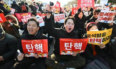 Huge crowds gather for impeachment vote on South Korean president Yoon Suk Yeol