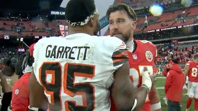 Travis Kelce and Myles Garrett Shared Classy Moment After Chiefs’ Win Over Browns