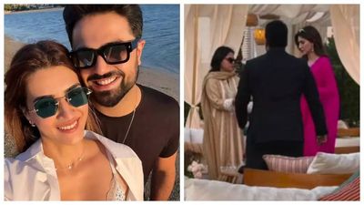 Kriti Sanon and Kabir Bahia spark marriage rumours; actress joins beau for family function in Dubai with MS Dhoni and Sakshi - Pics inside
