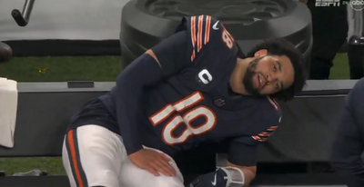 A battered Caleb Williams on the sideline perfectly summed up the latest Bears’ disaster