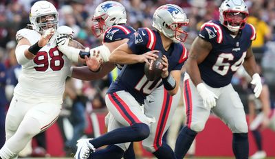 WATCH: Patriots QB Drake Maye rushes for touchdown vs. Cardinals