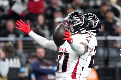 Watch: Falcons intercept Desmond Ridder twice in fourth quarter