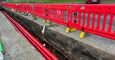 Tram tracks thought to be more than 100 years old found in Scottish town