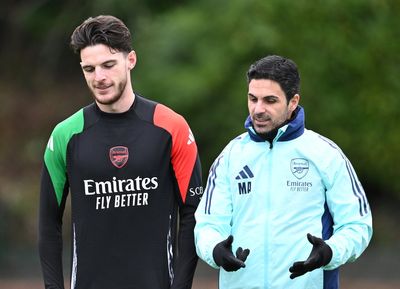 Arsenal: Mikel Arteta provides Declan Rice and Riccardo Calafiori injury update ahead of Crystal Palace clash