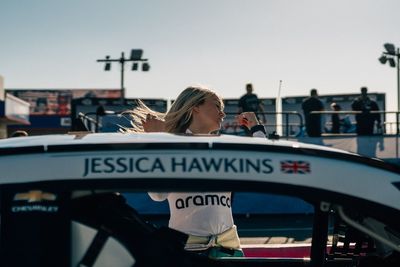 Not a Simulation: Aston Martin F1 ambassador Jessica Hawkins takes on NASCAR