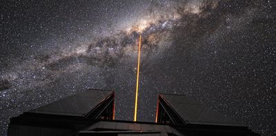 Astronomers’ world-first discovery: twin stars trapped in galactic black hole orbit