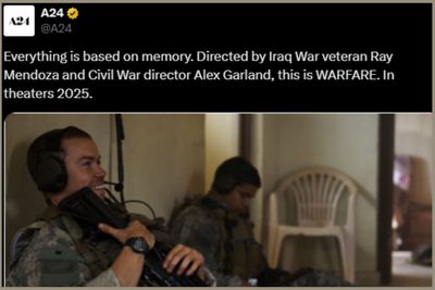 Social Media Users Rip A24 Over Upcoming Veteran-Directed Iraq War Movie 'Based on Memory': 'Is This a Sick Joke?'