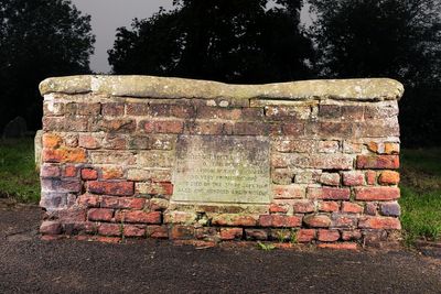 Practice trenches and tomb of 119-year-old woman listed by Historic England