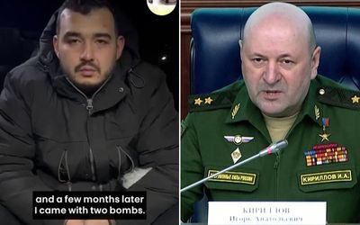 Igor Kirillov: Uzbek citizen detained for killing Russian general with bomb as 'confession' video released