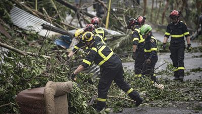 Hunt for survivors continues on cyclone-hit Mayotte as Macron readies visit