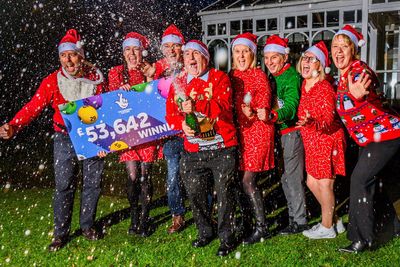 High school teachers and staff celebrate EuroMillions win