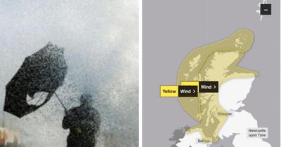 Met Office issues new yellow wind warning with 80mph gusts possible