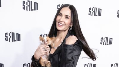 Demi Moore's stylish black maxi dress and cropped jacket prove high-street fashion can be both glamorous and understated