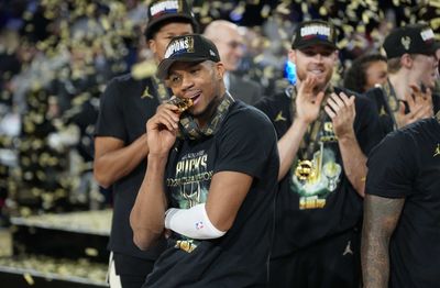 The Bucks refusing to pop champagne after winning the NBA Cup is so incredibly corny