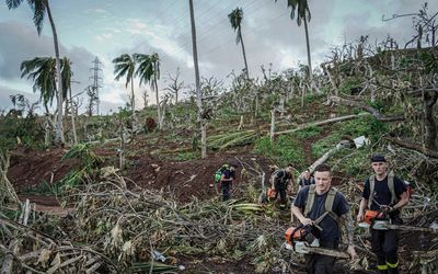 Cyclone Chido leaves Mayotte reeling. Warmer oceans fueled it