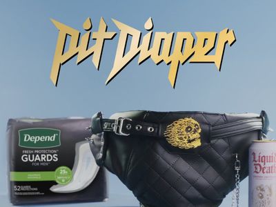 Liquid Death’s leather mosh pit diaper sells out after viral bathroom incident at concert