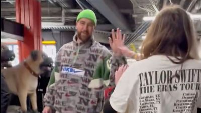 Two Taylor Swift Fans Could Barely Contain Themselves After a Travis Kelce High-Five