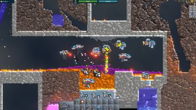 Creeper World IXE breaks the RTS mold and adds a dash of Noita's alchemy to the gooey war