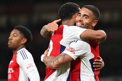 Arsenal 3-2 Crystal Palace: Gabriel Jesus hat-trick sends Gunners into Carabao Cup quarter-finals