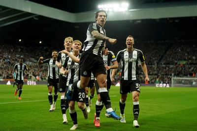 Newcastle inch closer to ending seven-decade trophy drought as Tonali downs Brentford